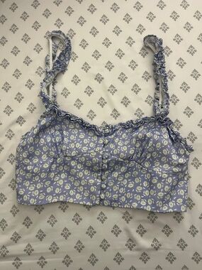 Zara Floral Crop Top